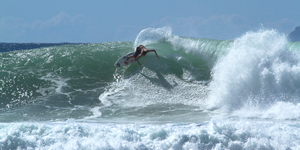 Catching the waves in Rincon